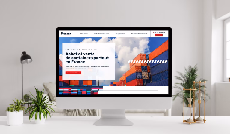Site Internet containers maritimes
